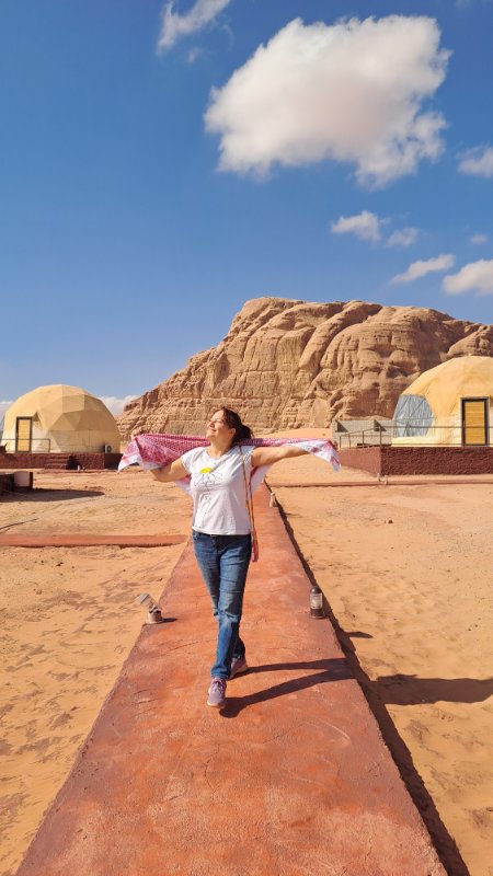 Jordan, Wadi Rum pustinja i smeštaj bubble